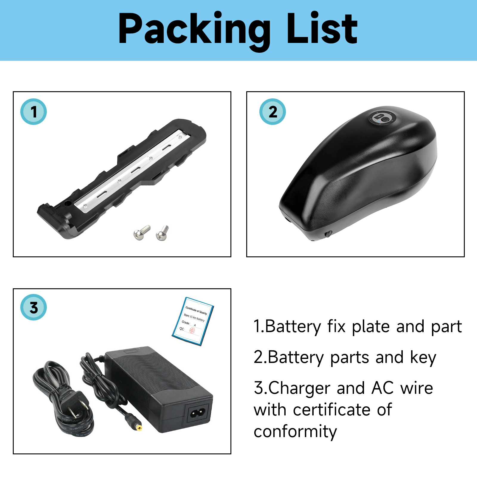 Downtube EBike Battery Tank 52 - 60V 30Ah 21700 Battery Pack ulasan dan harga